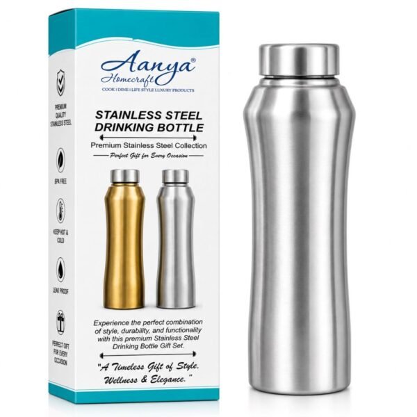 Aanya Homecraft Classic Enamel Steel Bottle